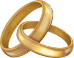 Gold Bands Showing Eternal Commitment